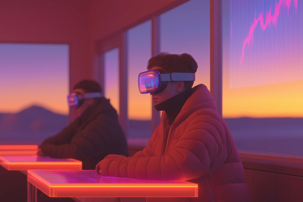 Futuristic vr experience